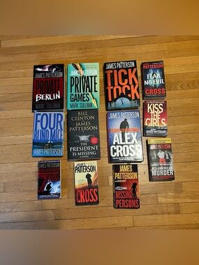 12 James Patterson Books